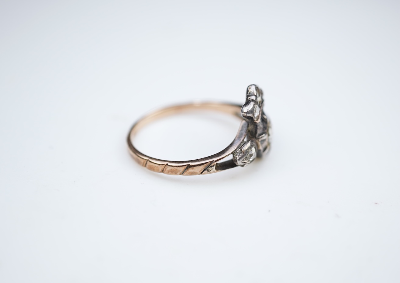 A diamond ring, 19th century